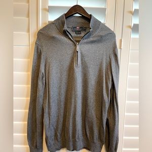 Men’s Vineyard Vines Grey Half-zip Pullover